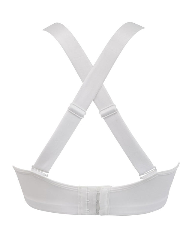 Pour Moi Energy Empower Lightly Padded Convertible Sports Bra White