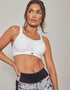 Pour Moi Energy Empower Lightly Padded Convertible Sports Bra White