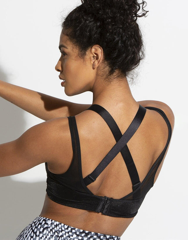 Pour Moi Energy Infinite Double Strap Convertible Sports Bra Black