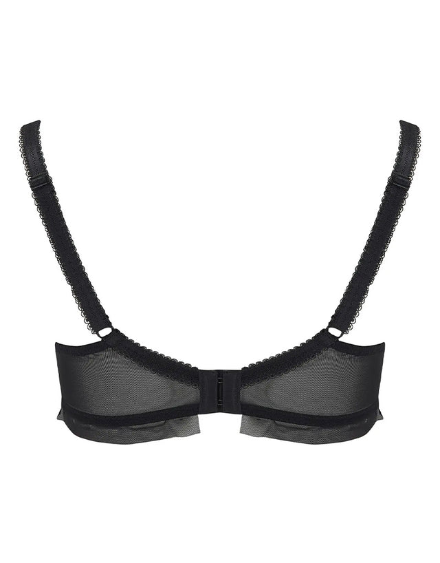 Pour Moi Gigi Plunge Bra Black/Rose Gold