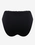 Pour Moi Luxe Linear High Leg Brief Black/Blush
