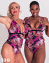 Curvy Kate Pool Party Reversible Non-Wired Mulitway Swimsuit Print Mix