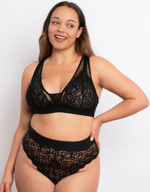 Rougette By Tutti Rouge Hallie Brazilian Brief Black