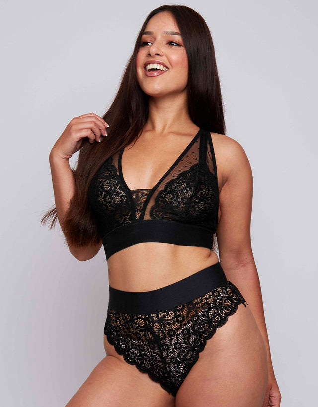 Rougette By Tutti Rouge Hallie Brazilian Brief Black