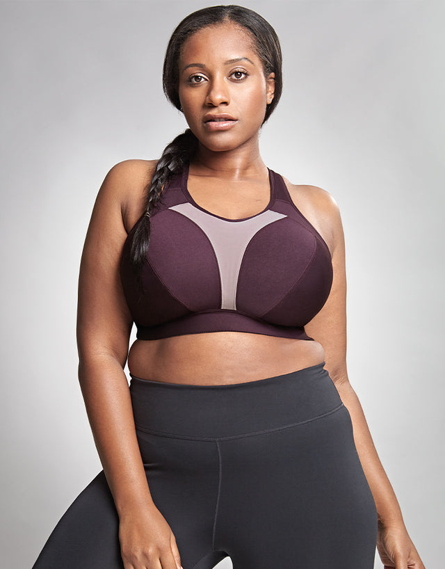 Royce Aerocool High Impact Sports Bra Blackberry