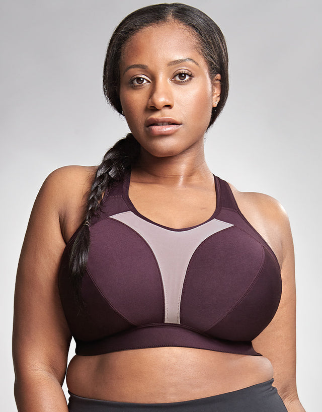Royce Aerocool High Impact Sports Bra Blackberry
