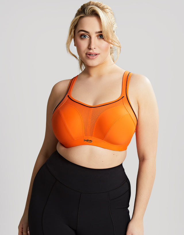 Sculptresse By Panache Non Padded Sports Bra Mango