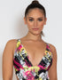 Curvy Kate Sea Leopard Non Wired Plunge Swimsuit Print Mix