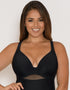 Curvy Kate Sheer Class Plunge Swimsuit Black