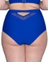 Curvy Kate Sheer Class High Waist Bikini Brief Cobalt