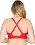 Curvy Kate Sheer Class Padded Balcony Bikini Top Red