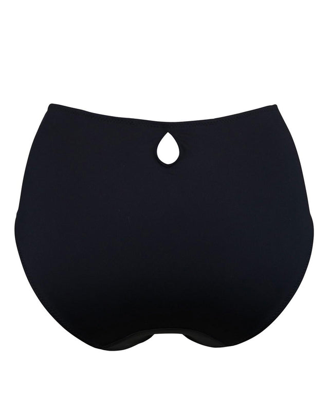 Pour Moi Imogen Rose Embroidered Brief Black/Platinum