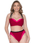Curvy Kate Subtropic High Waist Bikini Brief Cherry Red/Pink