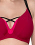 Curvy Kate Subtropic Plunge Bikini Top Cherry Red/Pink