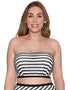 Curvy Kate Sunseeker Bandeau Bikini Top Monochrome