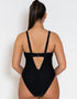 Curvy Kate Swim and Tonic Reversible Non Wired Swimsuit Black/ Snake