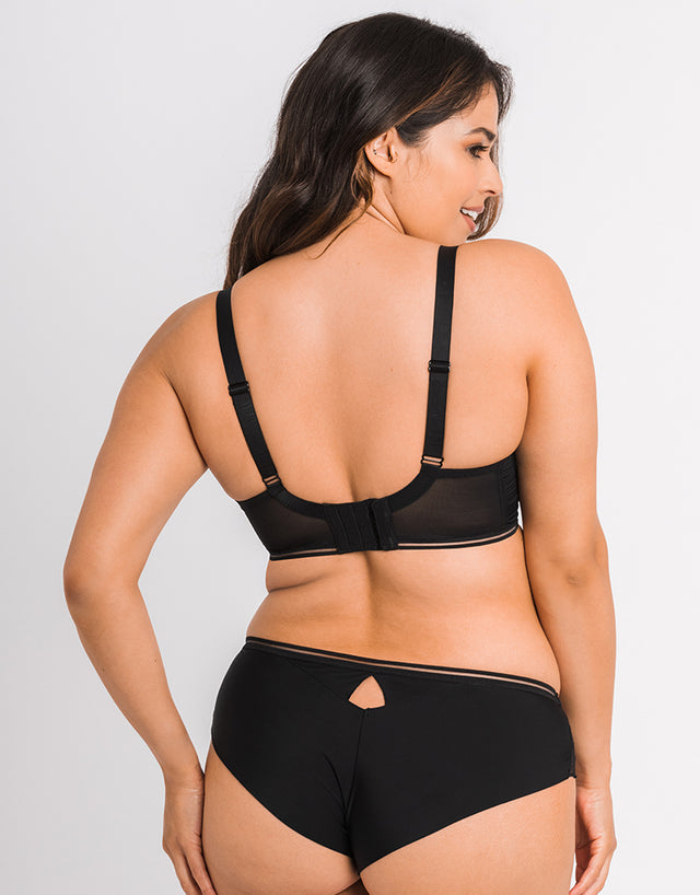 Curvy Kate Top Spot Balcony Bra Black