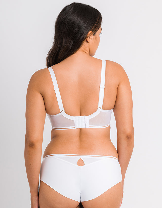 Curvy Kate Top Spot Balcony Bra White
