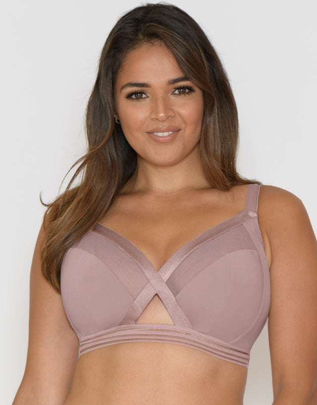 Curvy Kate Unwind Non-Wired Bralette Mink