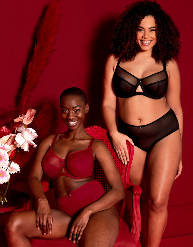 Curvy Kate Victory Side Support Balcony Bra Claret