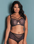 Curvy Kate Victory Pin-Up Balcony Bra Black/Slate