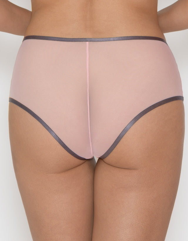 Curvy Kate Victory Pin-Up Short Grey/Pink