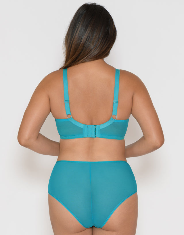 Curvy Kate Victory Side Support Balcony Bra Turquoise