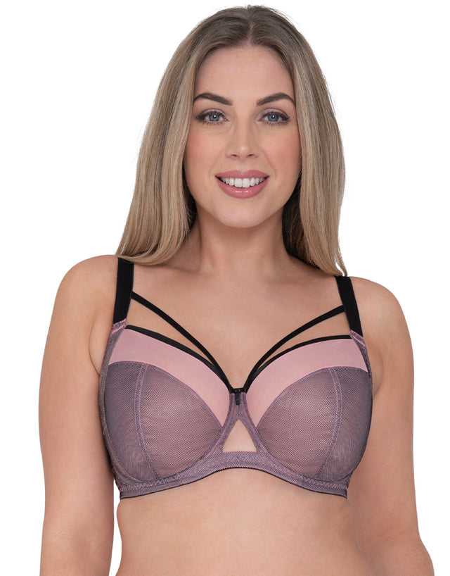 Curvy Kate Victory Viva Balcony Bra Pink/Black